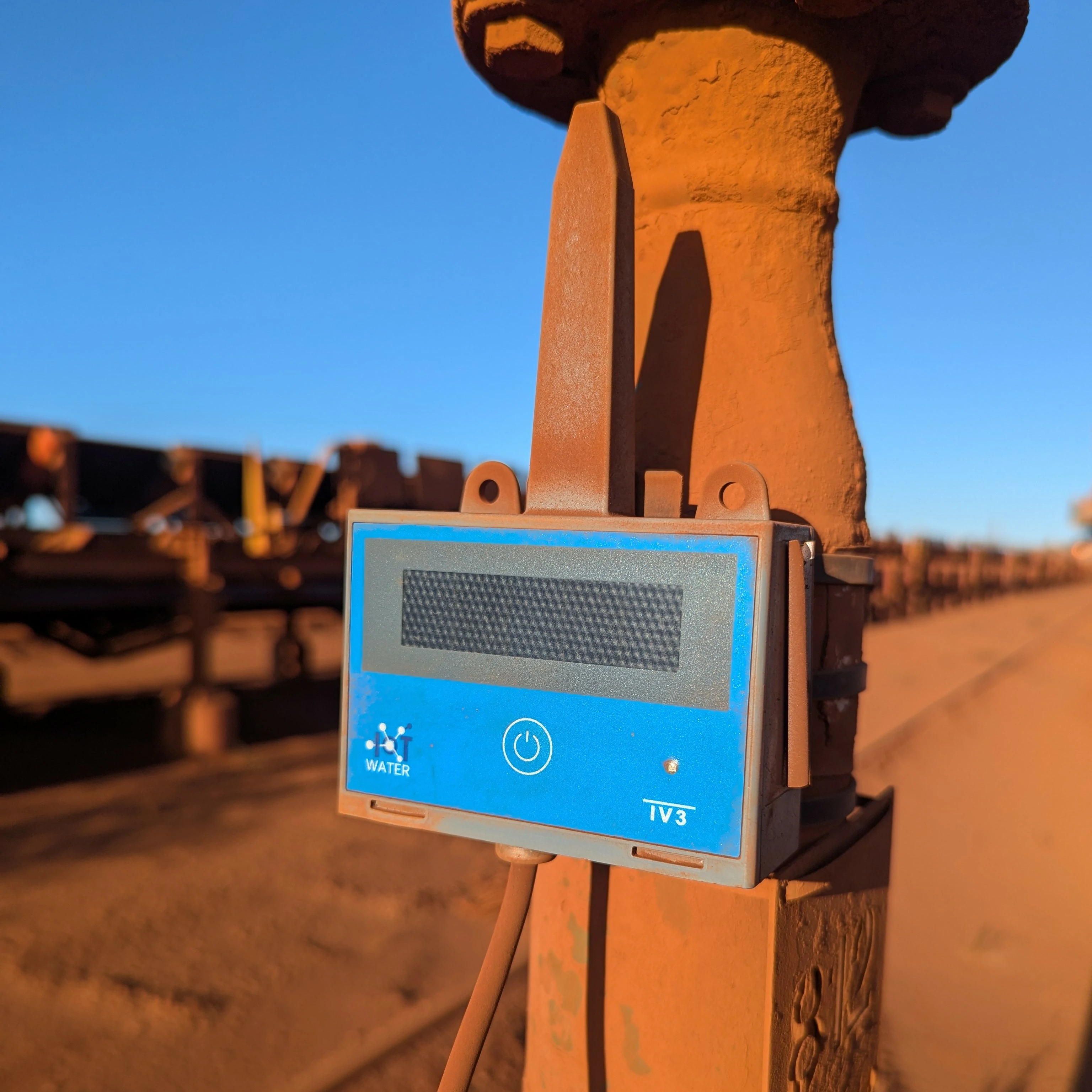 Rugged industrial IoT hardware mounted on mining equipment